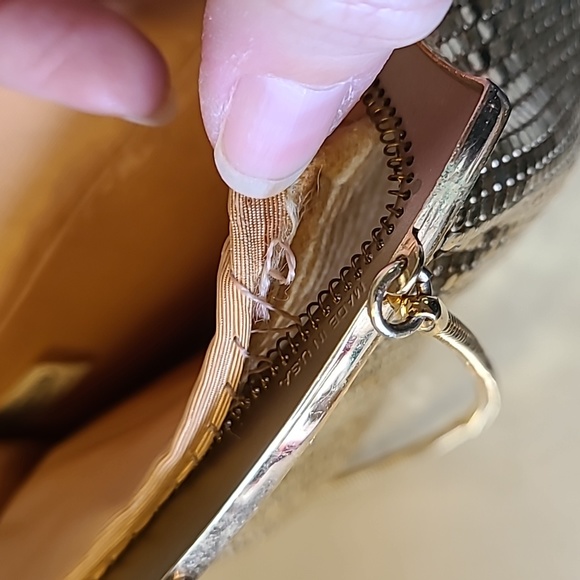 Vintage Gold Mesh Whiting and Davis Purse - Picture 13 of 13